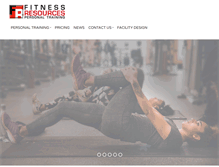 Tablet Screenshot of fitness-resources.com
